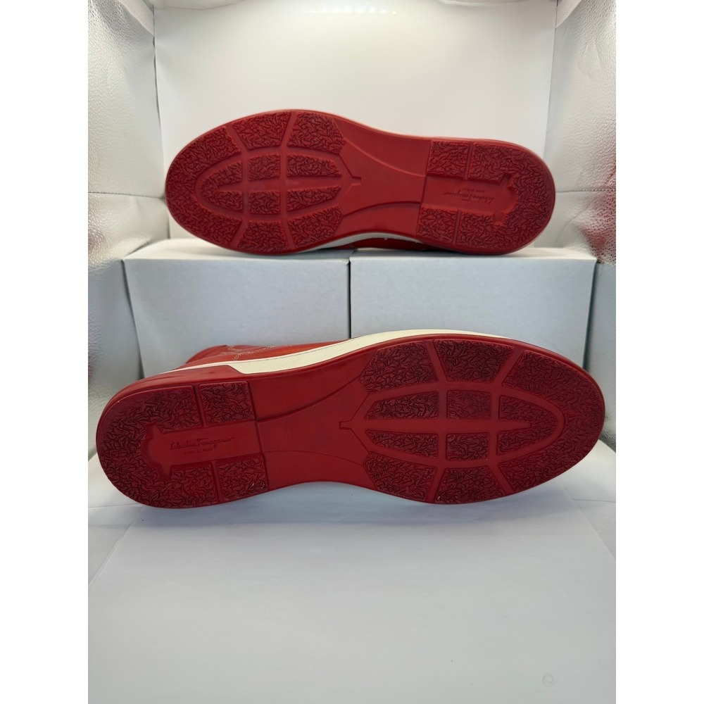 Salvatore Ferragamo High Top "Red" – Size 13 US / 46 EU - Picture 4 of 6